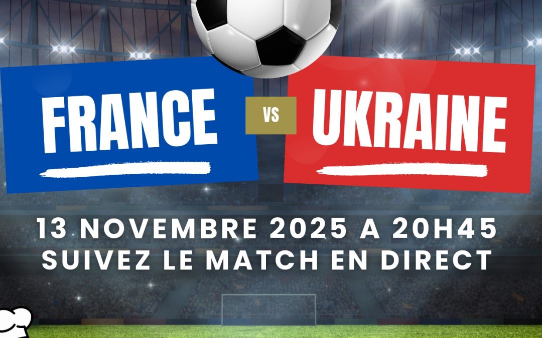 Diffusion match de foot avec possibilité de restauration le jeudi 13 novembre