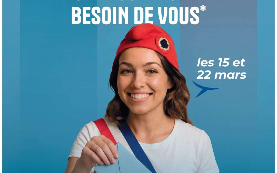 Elections municipales 15 mars 2026 – De 8h à 18h