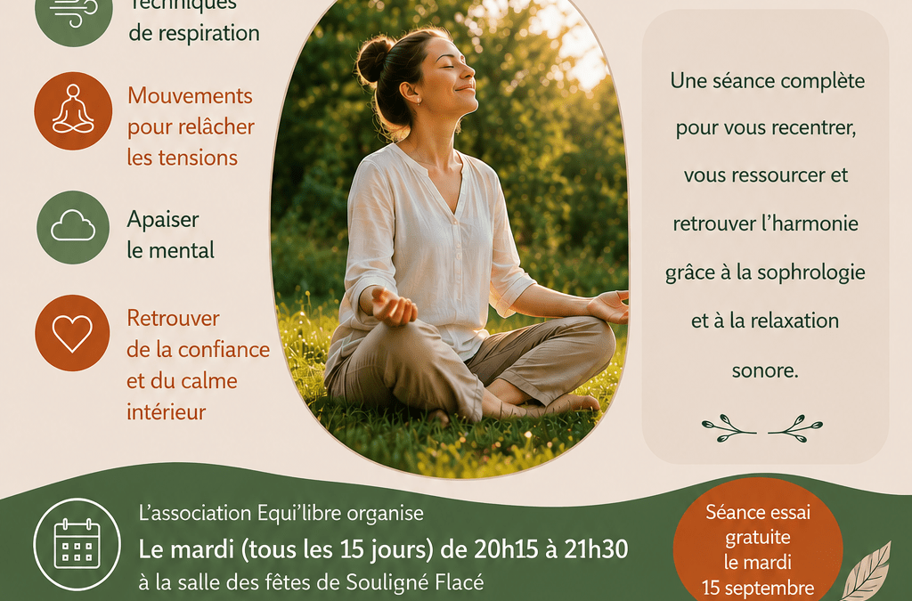 REPRISE SOPHRO 15/09/2026